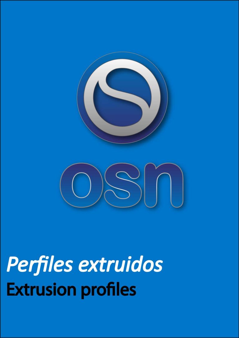 Catálogo en suministros industriales: perfiles extruidos OSN