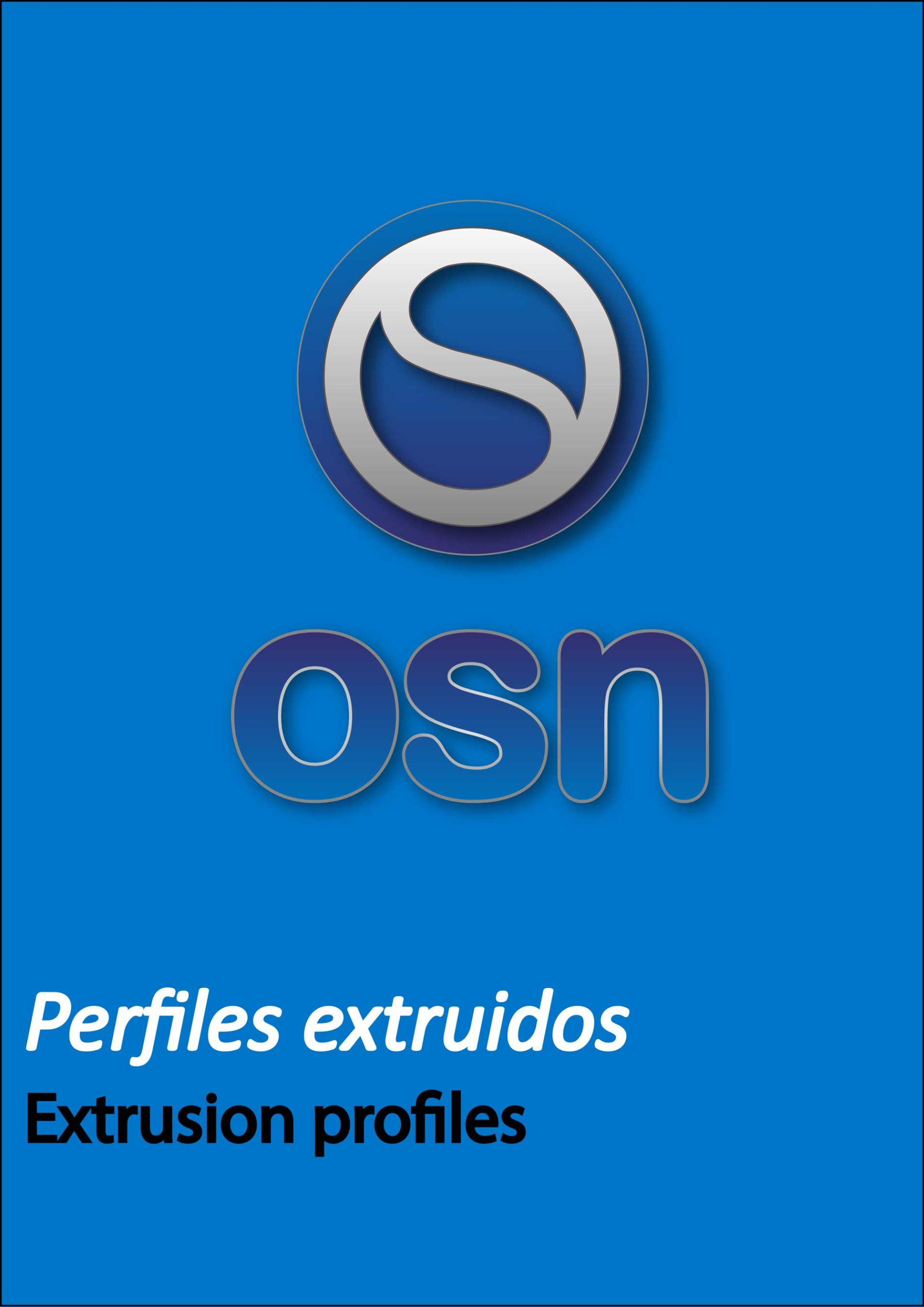 Catálogo en suministros industriales: perfiles extruidos OSN