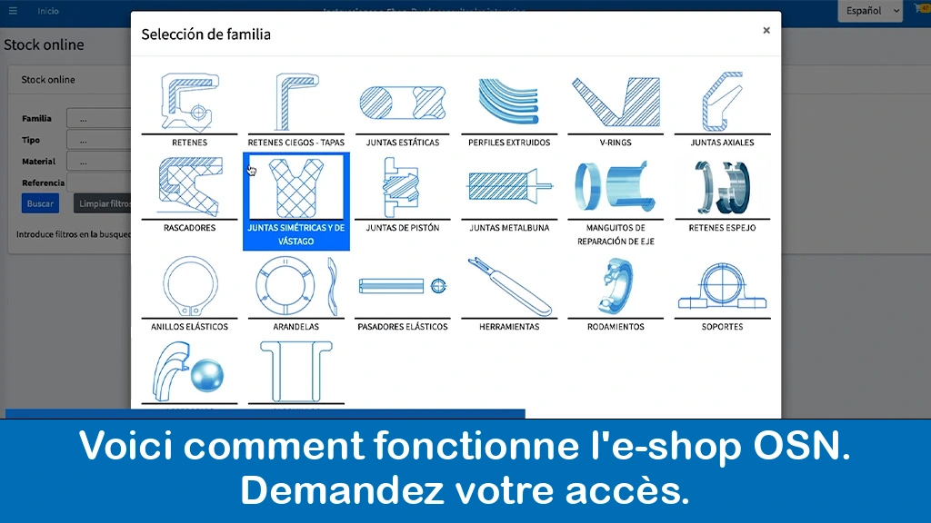 Voici comment fonctionne l'e-shop OSN. Demandez votre accès.